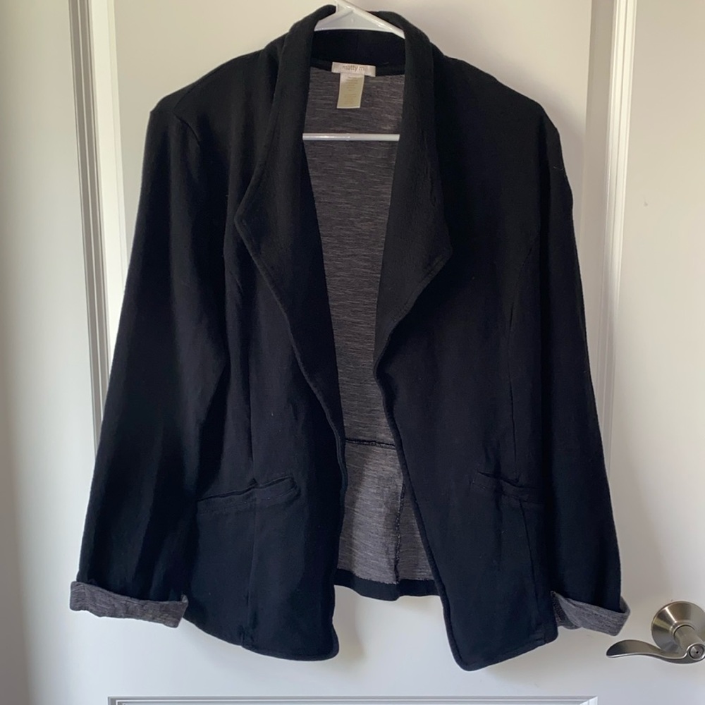 Black light weight cotton blazer